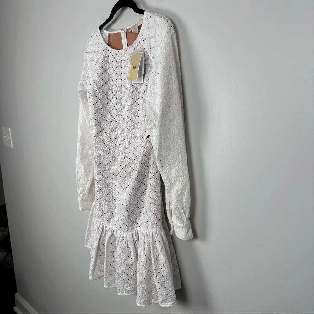 Michael Kors Eyelet Mini Dress Various NEW white Nude Cutout - Picture 9 of 11